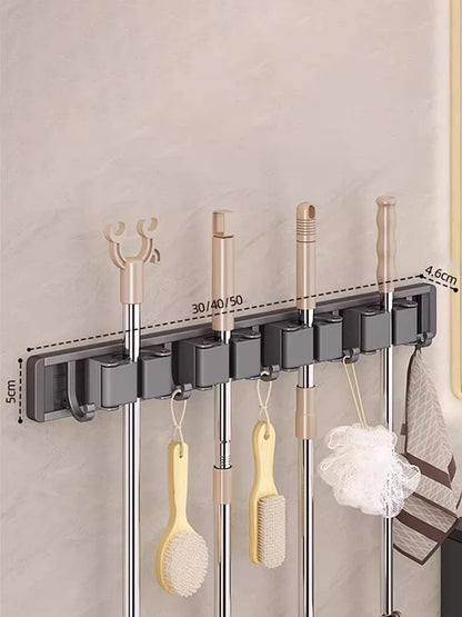 Mop and Broom Organizer Mop Holder